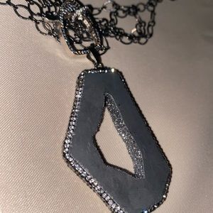 Stone embellished necklace